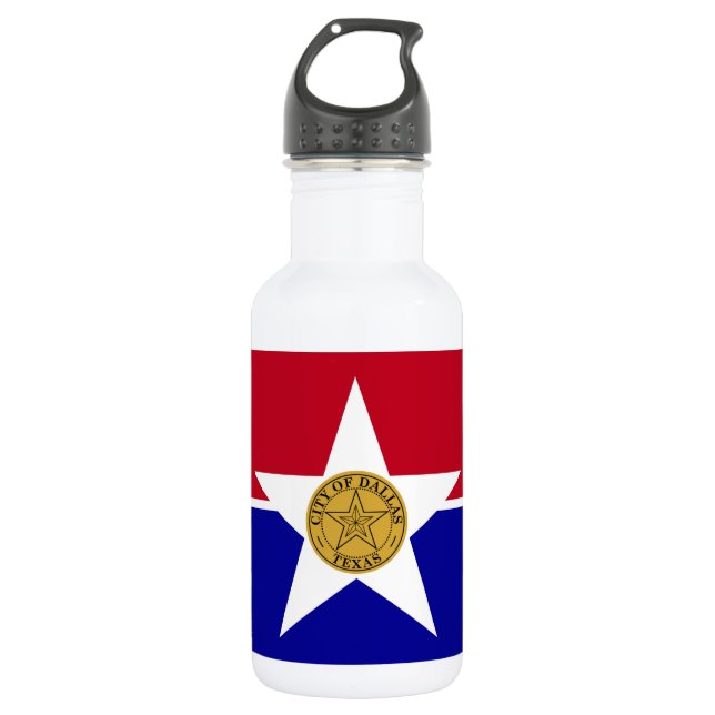 Botella De Agua Botella Dallas Flag Liberty (Anverso)