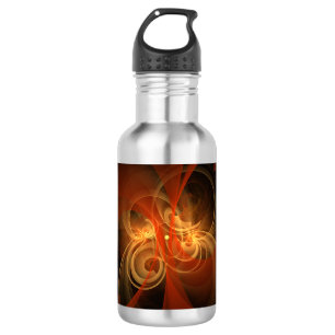 Botella De Agua Botella de arte del resumen de arte de la magia de