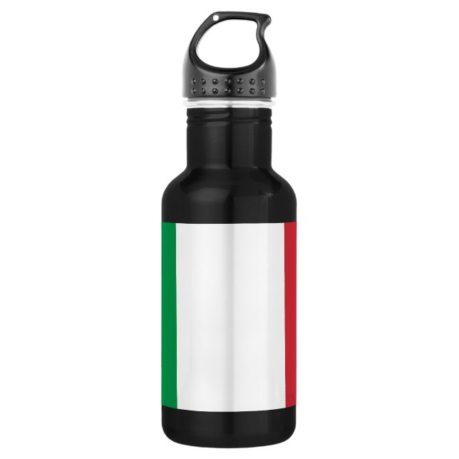 Botella De Agua Botella de la bandera italiana de la libertad (Anverso)
