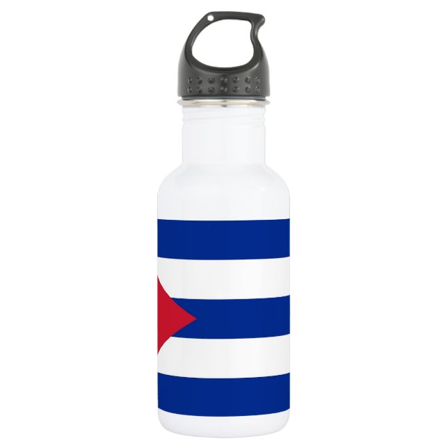 Botella De Agua Botella de Libertad de la Bandera Cubana (Anverso)