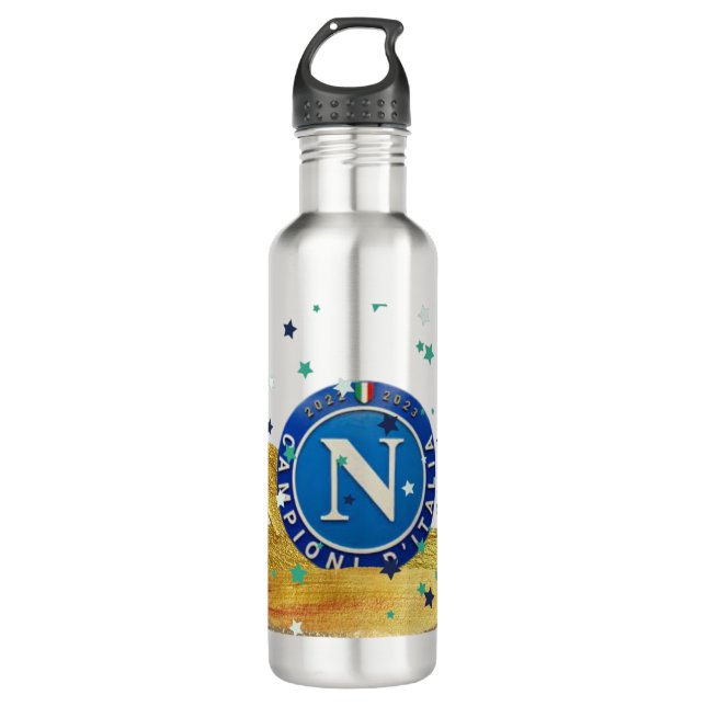 Botella De Agua Bottiglia conmemororativa scudetto napolo (Anverso)