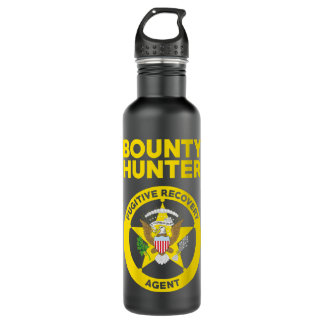 Botella De Agua Bounty Hunter Fugitive Recovery Agent Bail Bondsma