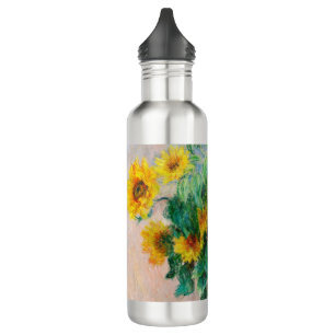 Botella De Agua Bouquet de los girasoles Claude Monet