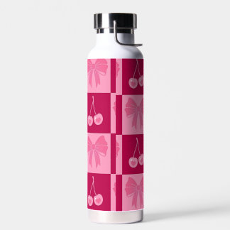 Botella De Agua Bow and Cherry water bottle 