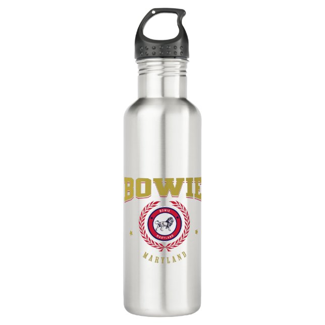 Botella De Agua Bowie Maryland (Anverso)