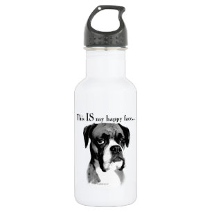 Botella De Agua Boxer Happy Face
