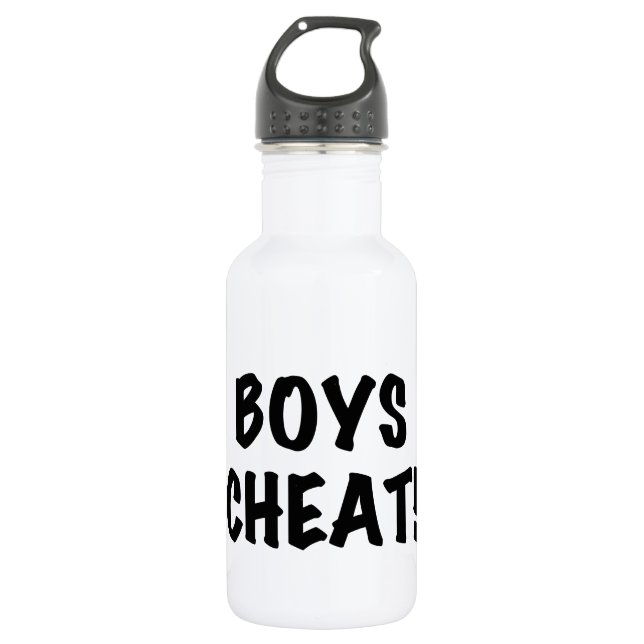 Botella De Agua Boys Cheat (Anverso)