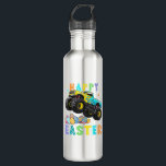 Botella De Agua Boys Happy Easter Monster Truck Easter Eggs Toddle<br><div class="desc">Boys Happy Easter Monster Truck Easter Eggs Toddler Kids T-Shirt_1</div>