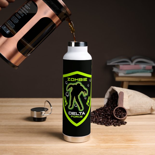 Botella De Agua Boys Zombie (Café (girado))