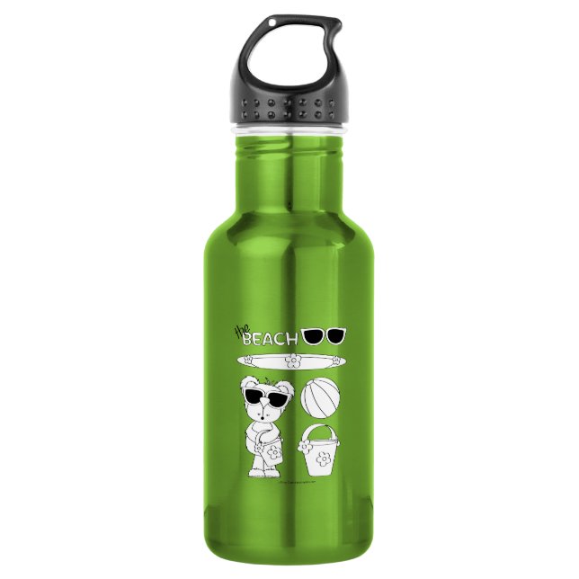 Botella De Agua BPA GRATUITO DE Beach Liberty (Anverso)