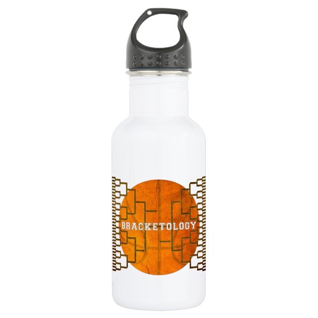 Botella De Agua Bracketología del baloncesto (Anverso)