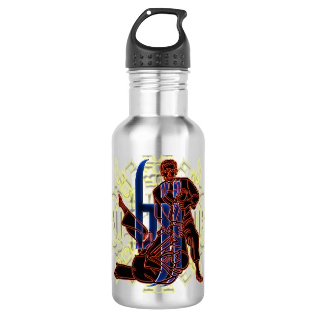 Botella De Agua Brasilen@o Jiu Jitsu (Anverso)