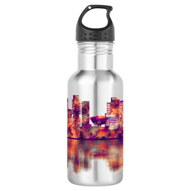 Botella De Agua Brasilia Brazil Skyline (Anverso)