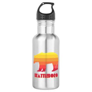 Botella De Agua Brattleboro Vermont Rainbow Bear
