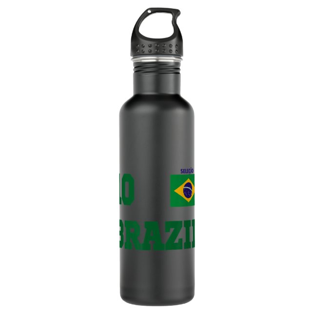 Botella De Agua Brazil Nr. 10 - Jersey Style - Seleção  (Anverso)
