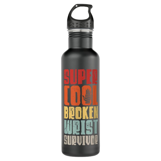 Botella De Agua Brazo Sur De Recuperación De Lesiones Mano De Sobr (Anverso)