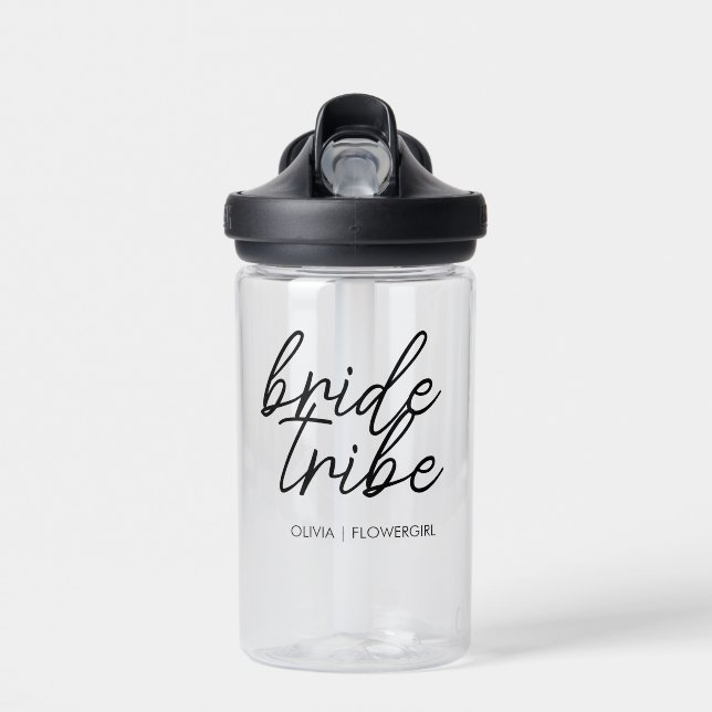 Botella De Agua Bride Tribe | Florista de Boda Moderna (Delante)