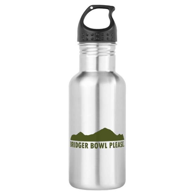Botella De Agua Bridger Bowl Por Favor (Anverso)
