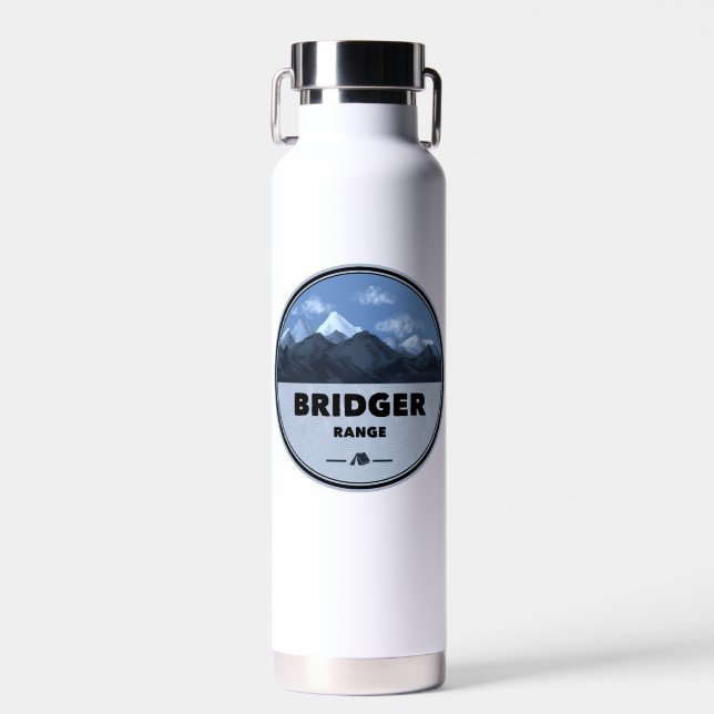 Botella De Agua Bridger Range Montana Acampada (Delantero)