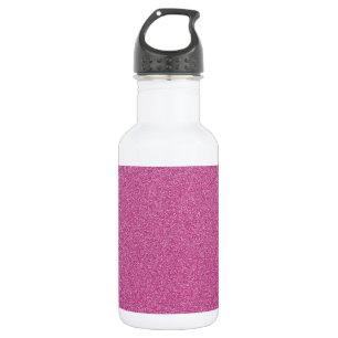 Botella De Agua Brillo rosa, destello, fondo de brillo
