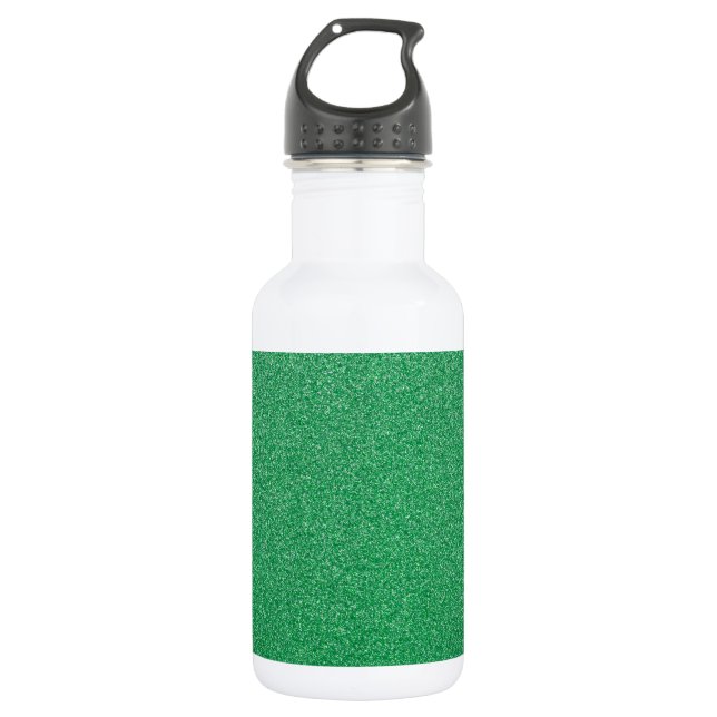 Botella De Agua Brillo Verde, Destello, Fondo de Brillo (Anverso)