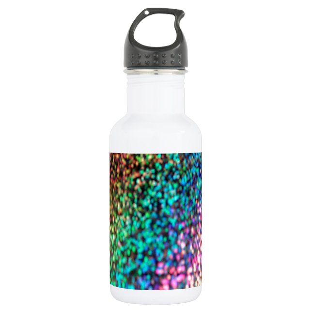 Botella De Agua Brillo y destellos (Anverso)