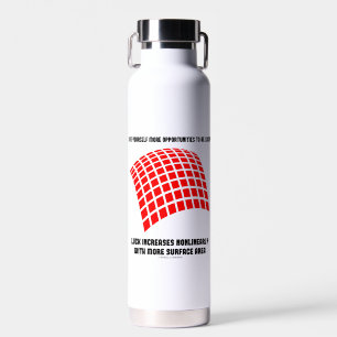 Botella De Agua Brinde Oportunidades De Luck Surface Area Math
