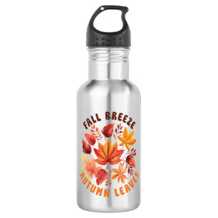 Botella De Agua Brisa de caída, hojas otoñales - Foliage caprichos