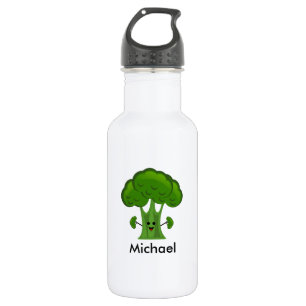 Botella De Agua Brócoli Verde Personalizado