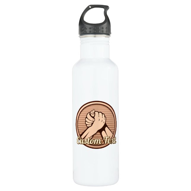 Botella De Agua Bronce en lucha armada (Anverso)