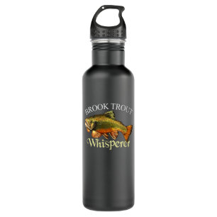 Botella De Agua Brook Trout Whisperer Dark