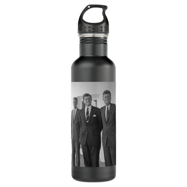 Botella De Agua Bros, Presidente John Kennedy, Robert y Ted (Anverso)