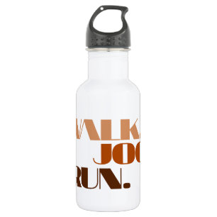 Botella De Agua BROWN WALK JOG RUN (fuente CHUNKY)