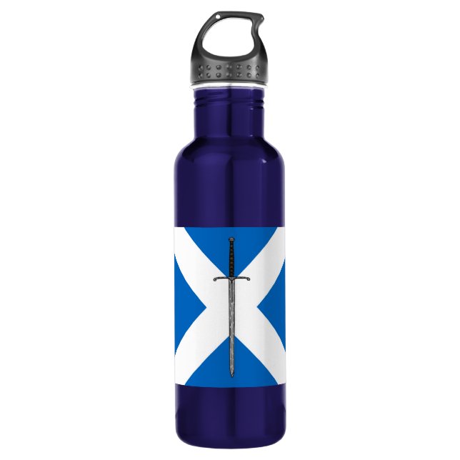 Botella De Agua Bruce Sword en Saltire (Anverso)