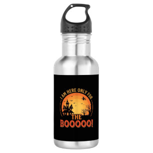 Botella De Agua Bruja de Halloween Casa Embrujada Diseño Boo_1