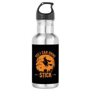Botella De Agua Bruja de Halloween Drive Stick Gráfico_1