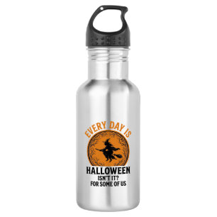 Botella De Agua Bruja de Halloween Todos los Días es Halloween Div