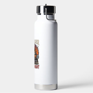 Botella De Agua Bruja Noche Salón Halloween Día Peluquero Calavera
