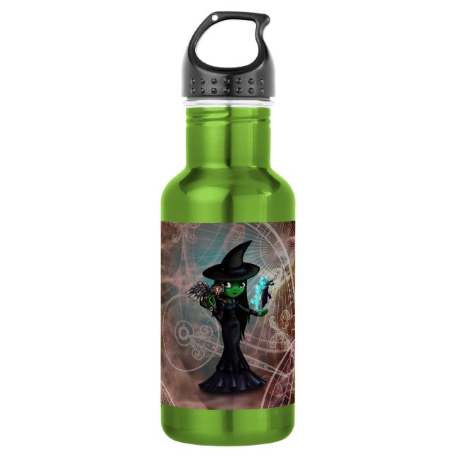 Botella De Agua Bruja traviesa (Anverso)