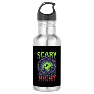 Botella De Agua Brujas de Noche Espeluznante Cueva de Murciélagos 