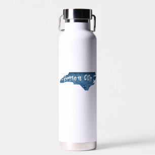 Botella De Agua Bryson City North Carolina Wood Grain