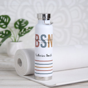 Botella De Agua BSN, personalizado, Licenciatura en Ciencia en Enf