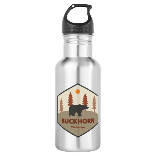 Botella De Agua Buckhorn Wilderness Washington Bear (Anverso)