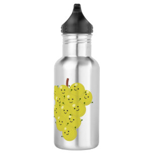 Botella De Agua Buen ilustracion de uvas personalizados