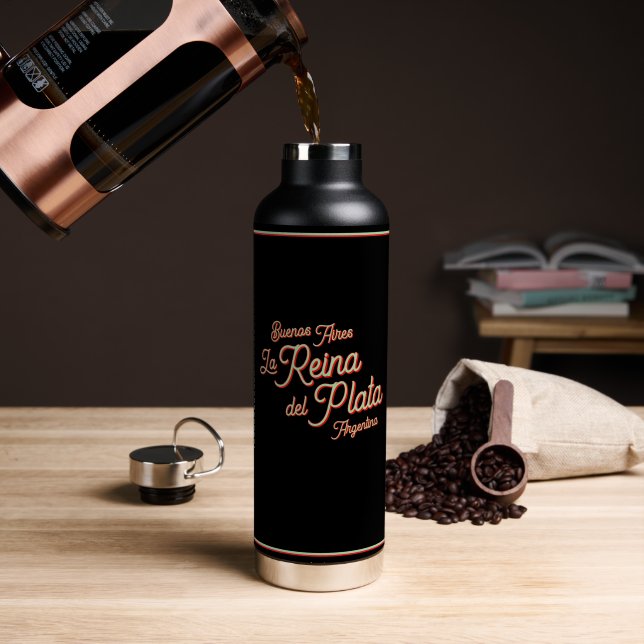 Botella De Agua Buenos Aires, Argentina, South America, travel (Café (girado))