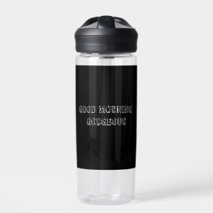 Botella De Agua Buenos días, espléndida latte Mug