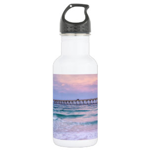 Botella De Agua Buenos días Navarre Beach Pier Steel Wa inoxidable