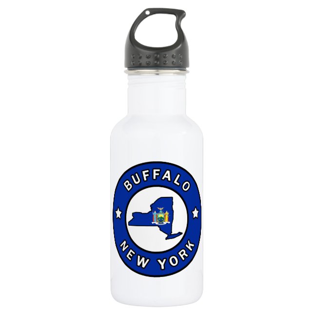 Botella De Agua Búfalo Nueva York (Anverso)