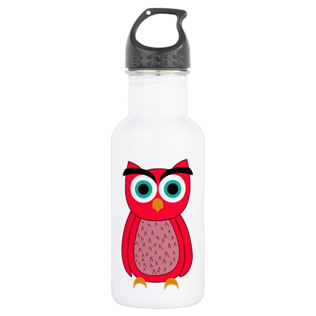 Botella De Agua Búho (Anverso)