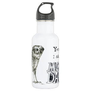 Botella De Agua Búho sarcástico